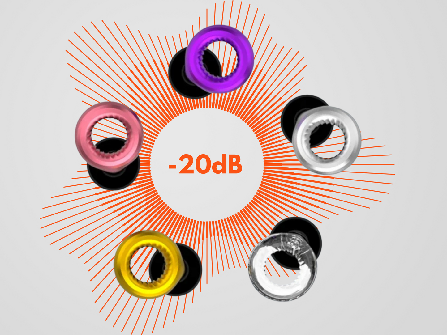 Fleep Vibe | Earplugs médio isolamento sonoro